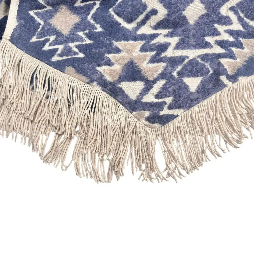Lucky Brand | Women | Southwestern Aztec Fringe Open Drape Cardigan | Medium